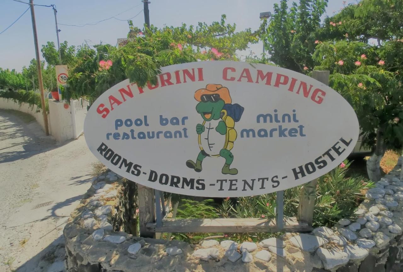 Santorini Camping & Hostel Fira  Exteriér fotografie